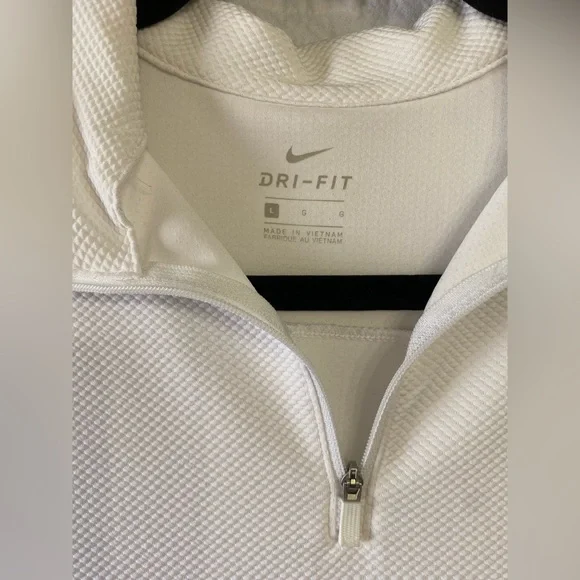 Nike Dri-Fit 1/4 Zip - L white - Picture 3 of 6